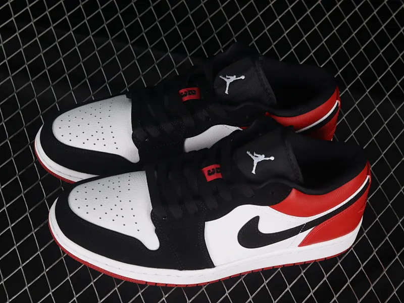 All categories Air Jordan Jordan series basketball shoes Air Jordan 1 Low G version pure original Air Jordan 1 Low AJ1 Joe 1 black toe low-top basketball shoes 553558-116